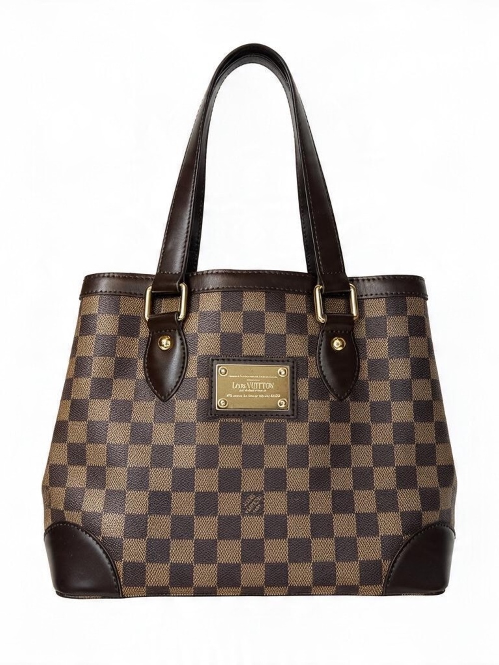 Louie Vuitton Damier Ebene Hampstead Shoulder Bag